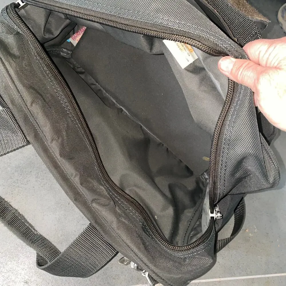 Ricardo Beverly Hills Omega Plus Carry‎ On Back Luggage w Shoulder Strap Clean!